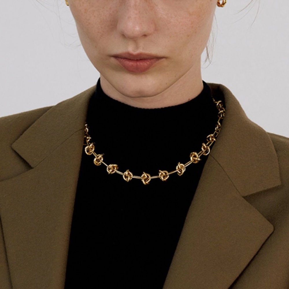 GP Knotted Rope Necklace - Picture 6 of 6